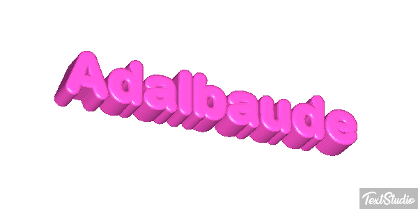 Adalbaude Effet de texte