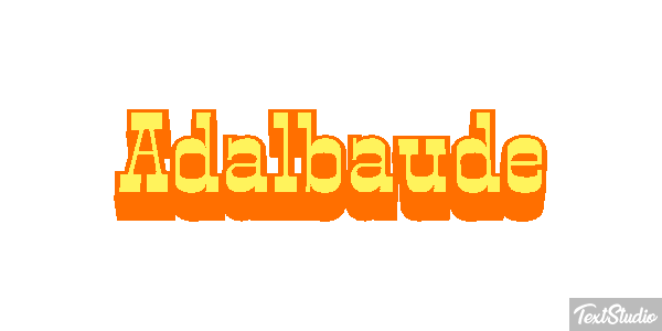 Adalbaude Effet de texte