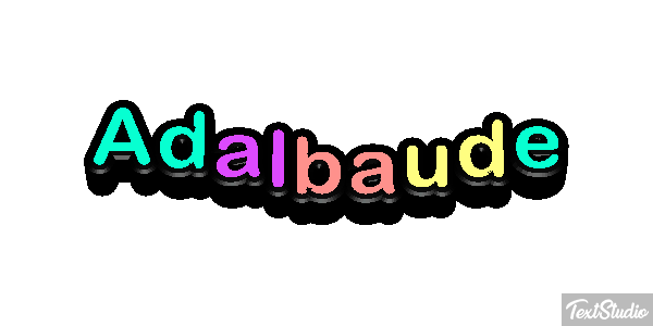Adalbaude Effet de texte