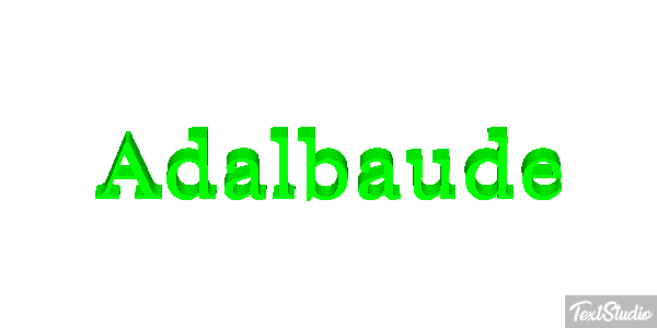 Adalbaude Effet de texte