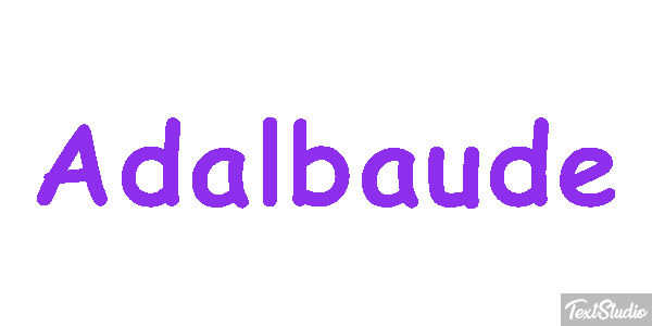 Adalbaude Effet de texte