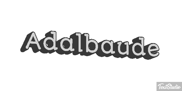 Adalbaude Effet de texte