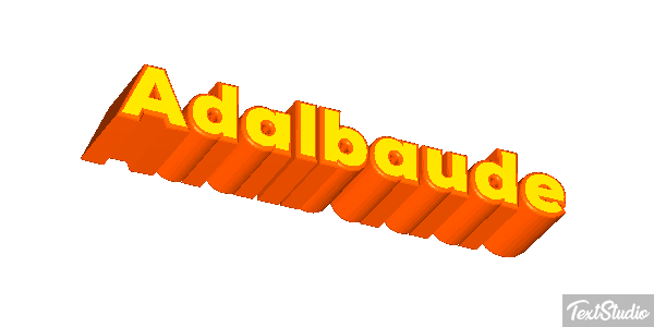 Adalbaude Effet de texte