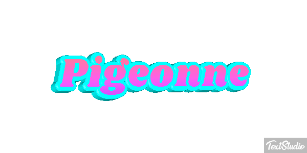 Pigeonne Effet de texte