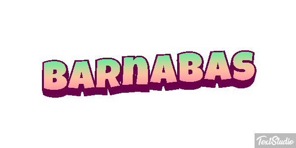 Barnabas Effet de texte