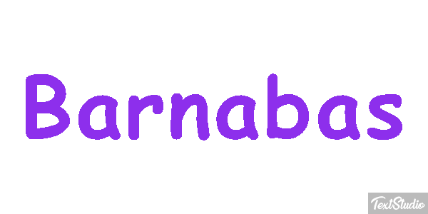 Barnabas Effet de texte