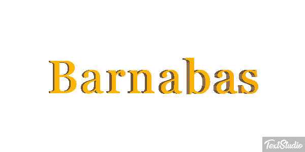 Barnabas Effet de texte