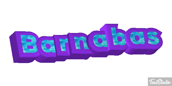 Barnabas Effet de texte