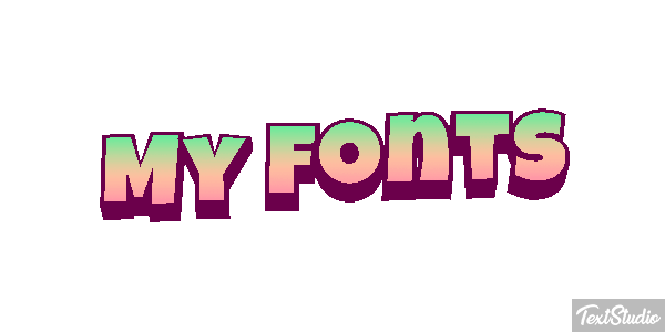 My Fonts Effetto testo