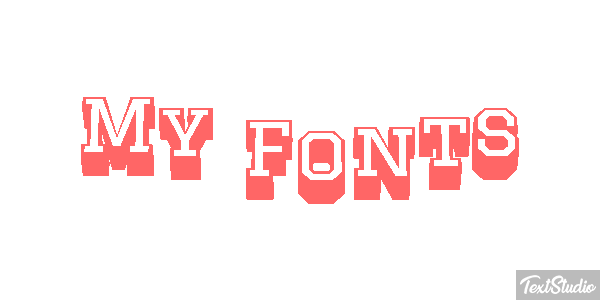 My Fonts Effetto testo