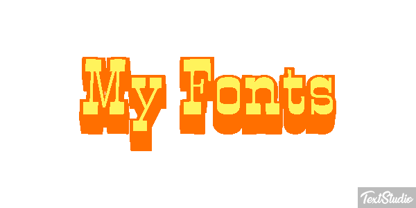 My Fonts Effetto testo