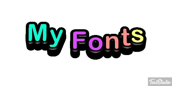 My Fonts Effetto testo