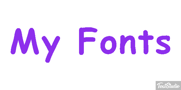 My Fonts Effetto testo
