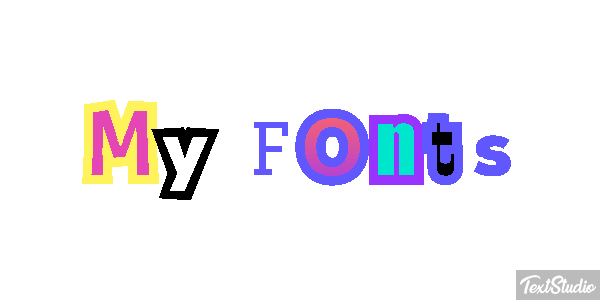 My Fonts Effetto testo
