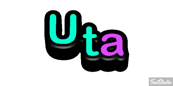 Uta Текстовый эффект