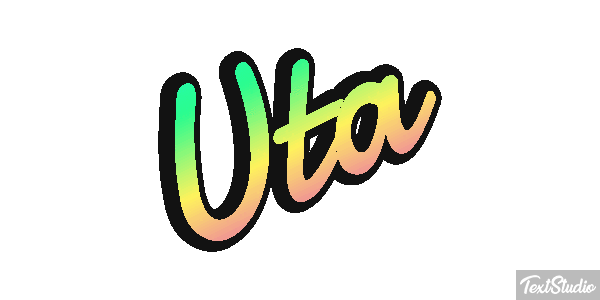 Uta Текстовый эффект