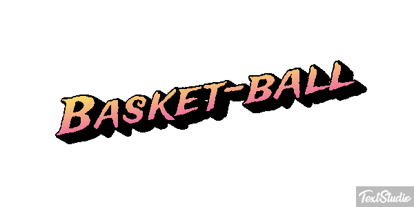 Basket-ball Effet de texte