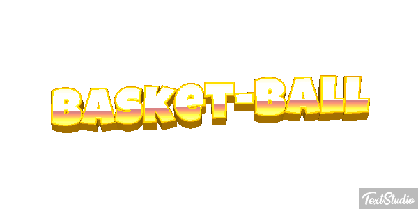 Basket-ball Effet de texte