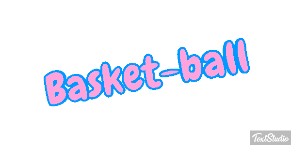 Basket-ball Effet de texte