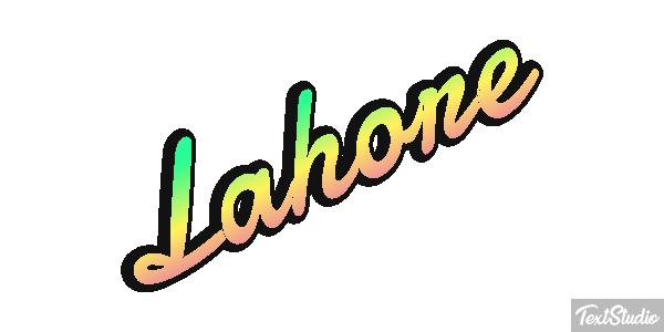 Lahore Tekst effect