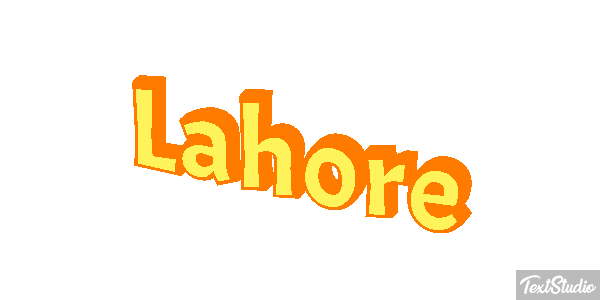Lahore Tekst effect