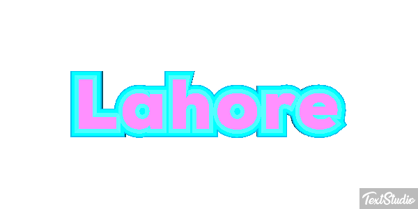 Lahore Tekst effect