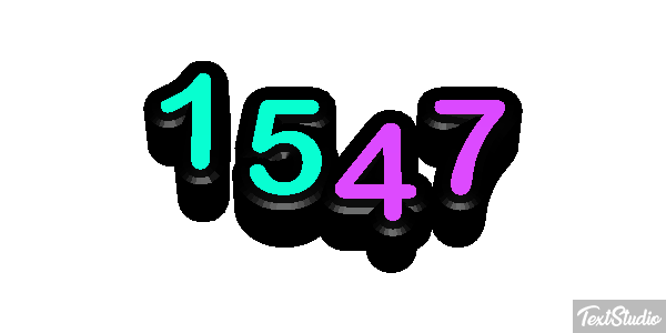 1547 テキスト効果