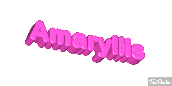 Amaryllis Efecto de texto