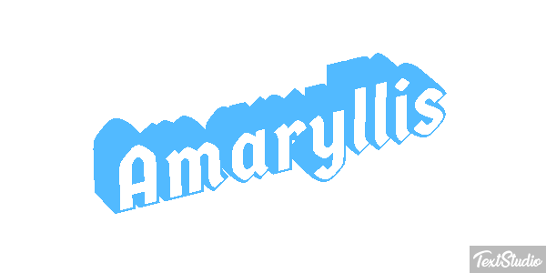 Amaryllis Efecto de texto