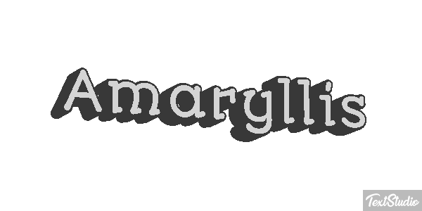 Amaryllis Efecto de texto