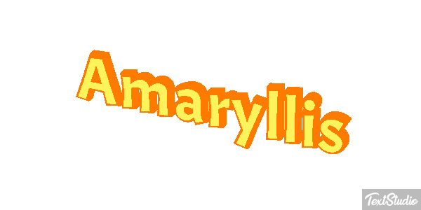 Amaryllis Efecto de texto