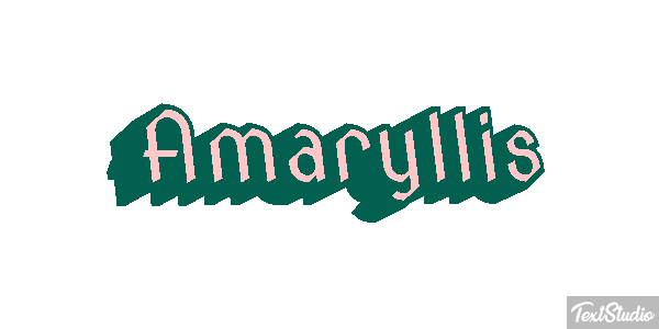 Amaryllis Efecto de texto
