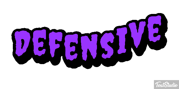 Defensive Efecto de texto