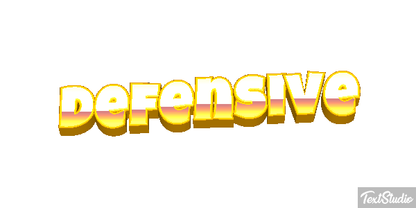 Defensive Efecto de texto