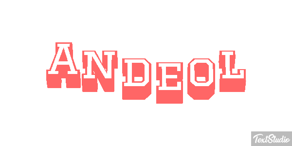 Andéol Efekt tekstowy