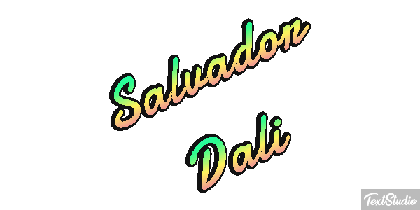 Salvador Dalí Text effect