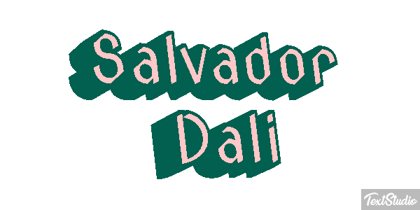 Salvador Dalí Text effect