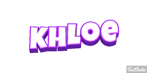 Khloe Effet de texte
