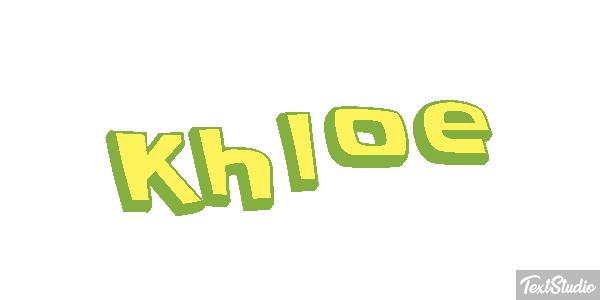 Khloe Effet de texte