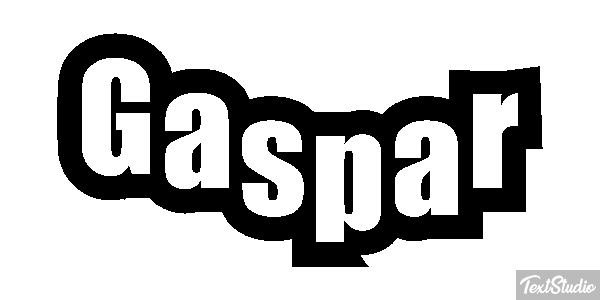 Gaspar Efecto de texto