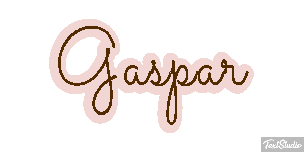 Gaspar Efecto de texto
