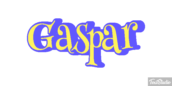 Gaspar Efecto de texto