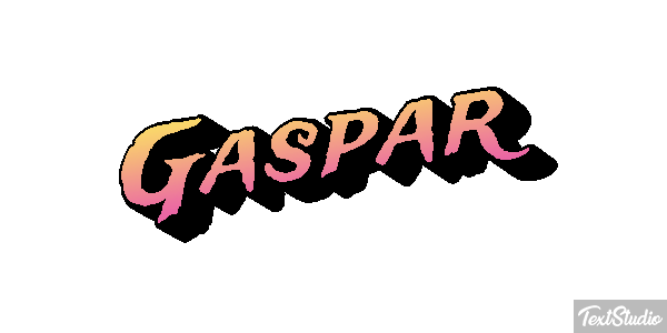 Gaspar Efecto de texto