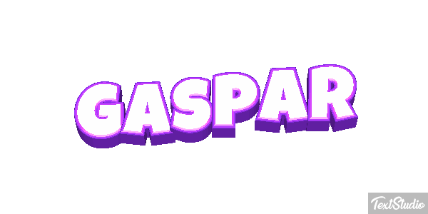 Gaspar Efecto de texto