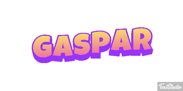 Gaspar Efecto de texto