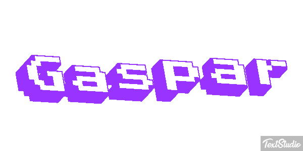 Gaspar Efecto de texto