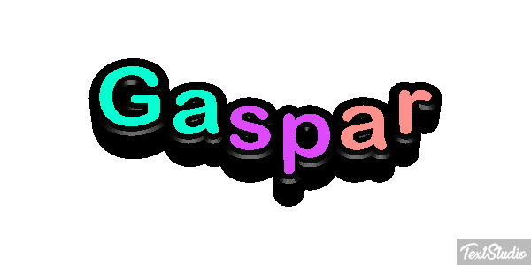 Gaspar Efecto de texto