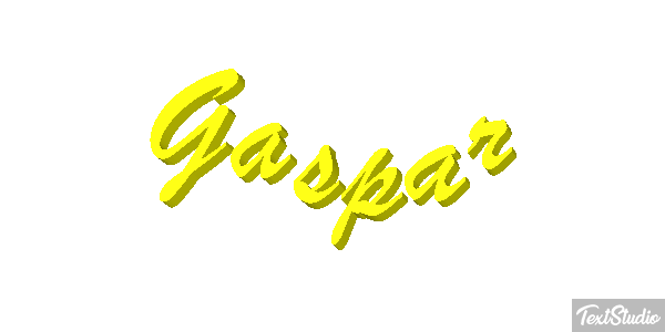 Gaspar Efecto de texto