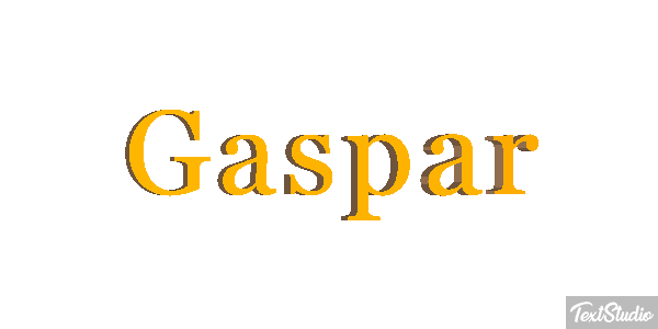 Gaspar Efecto de texto