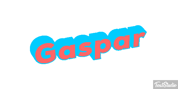 Gaspar Efecto de texto